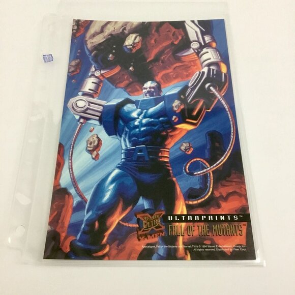 '95 Fleer Ultra Fall Of The Mutants Ultraprints 6.5" x 10" X-Men Marvel (94’) - Picture 2 of 4